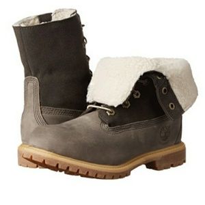Timberland Teddy Fleece Fold Down Waterproof Boots